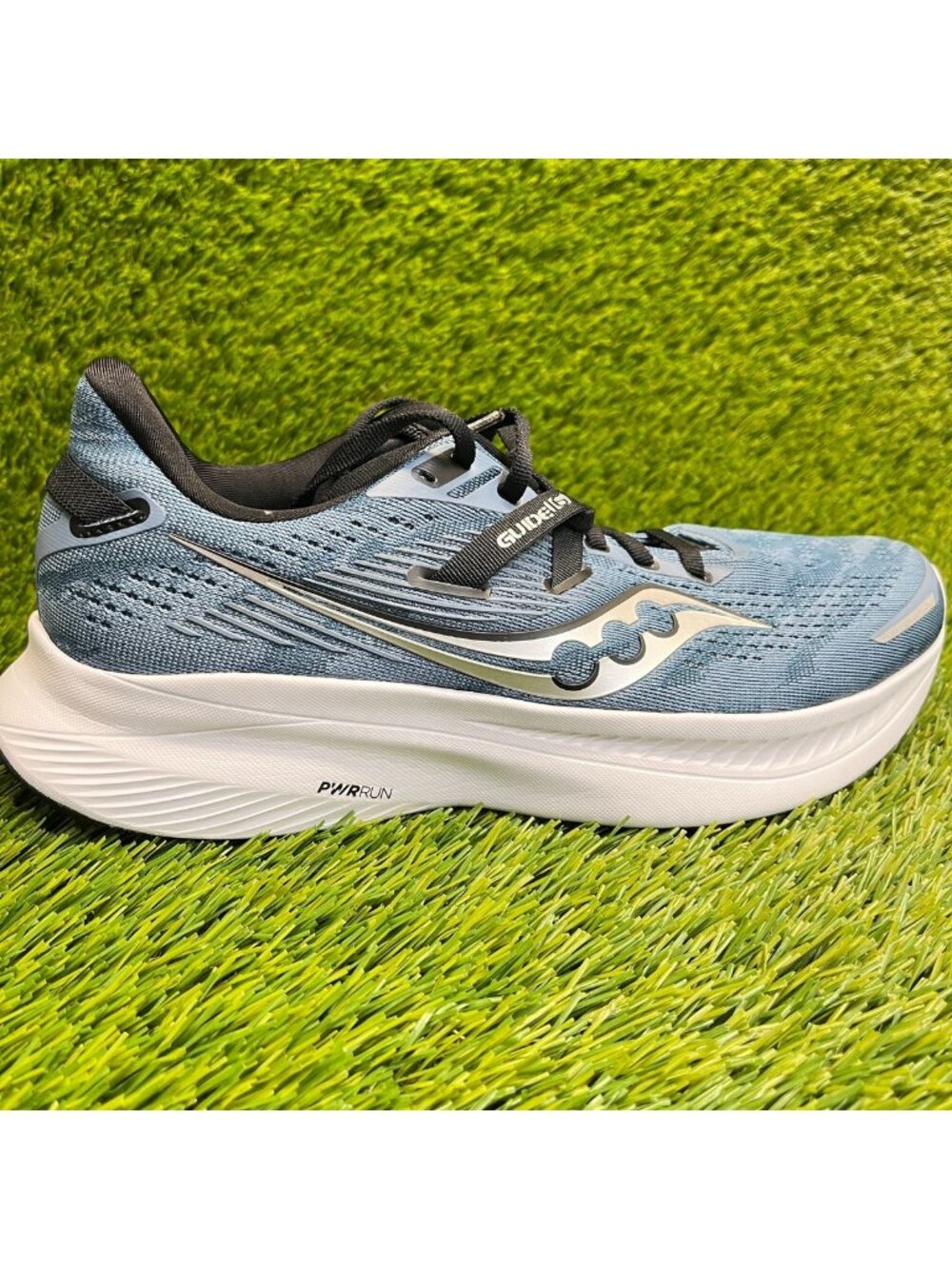 Saucony Guide 16 Mens Size 7 Blue Gray Athletic Running Walking Shoes Sneakers